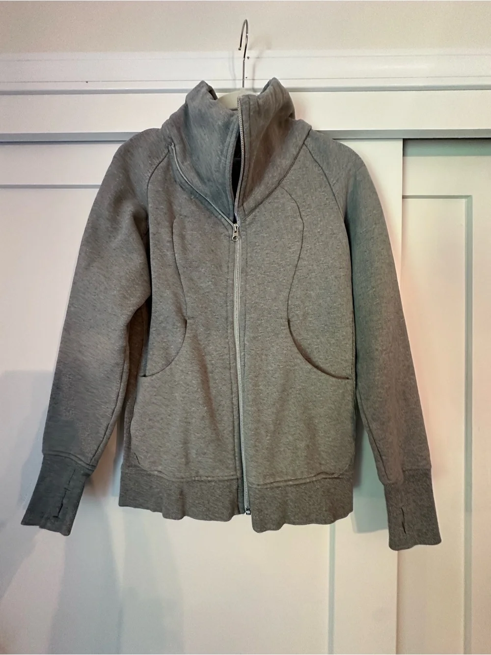 Lululemon Grey Zip-Up Hoodie Jacket